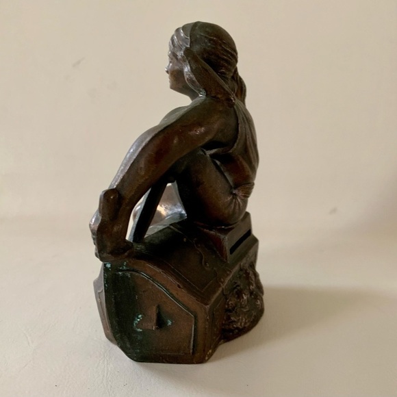 Vintage Treasure Island Pirate Brass Figure - Picture 6 of 10